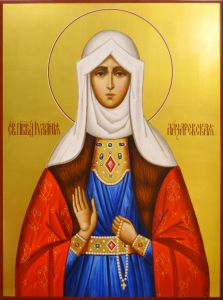 Рукописная икона Иулиания Лазаревская