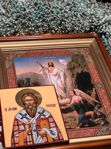 Рукописная икона Арсений Сербский