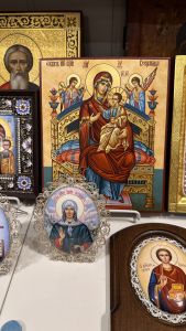 Рукописная икона Всецарица 20 