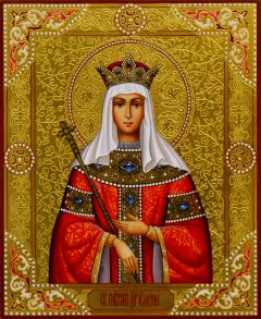 Рукописная икона Елена Равноапостольная 10