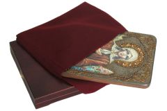 Икона Ксения Петербургская (Петурбуржская) с камнями