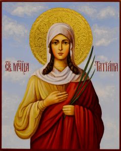 Рукописная икона Татьяна Татиана Римская 14 