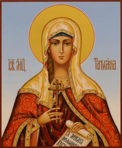 Рукописная икона Татьяна Татиана Римская 18