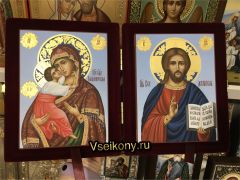 Рукописная венчальная пара Владимирская 