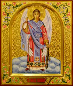 Рукописная икона Ангел Хранитель 146 (Размер 21*25 см)