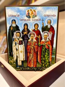 Рукописная семейная икона 118