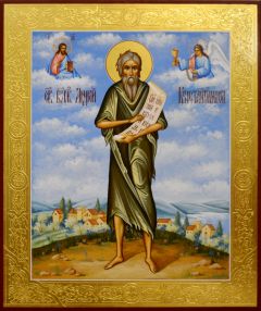 Рукописная икона Андрей Константинопольский