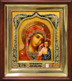 Рукописная икона Казанская 97 