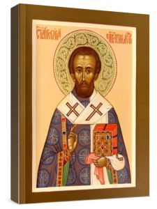 Рукописная икона Георгий Амастридский