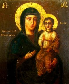 Рукописная икона Могилево-Братская