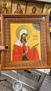 Рукописная икона Лариса Готфская №3