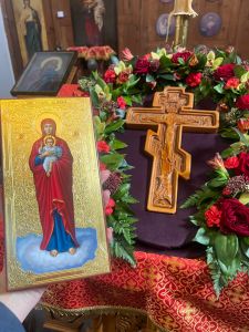 Рукописная икона Валаамская №2