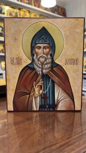 Рукописная икона Анатолий Оптинский старший