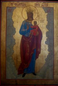 Рукописная икона Численская