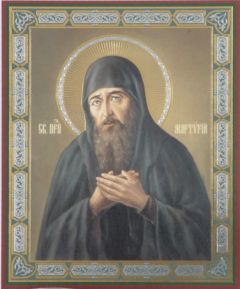 Рукописная икона Мартирий Печерский