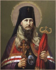 Рукописная икона Петр Воронежский