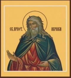 Рукописная икона Авраам