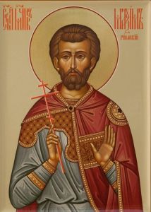 Рукописная икона Максим Римский
