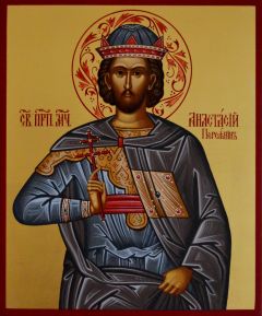 Рукописная икона Анастасий Персянин