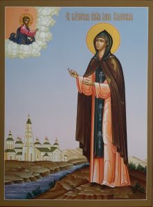 Рукописная икона Анна Кашинская 4