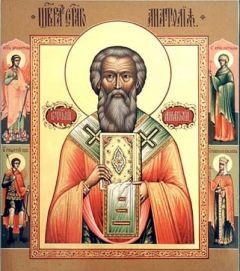 Рукописная икона Анатолий Константинопольский