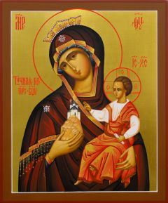 Рукописная икона Тучная Гора