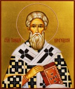 Рукописная икона Геннадий Цареградский