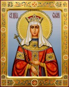 Рукописная икона Елена Равноапостольная 13
