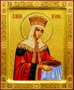 Рукописная икона царица Елена 5