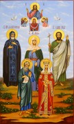 Рукописная семейная икона 111