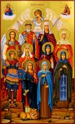 Рукописная семейная икона 113