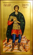 Рукописная икона Дмитрий Солунский 9