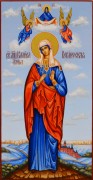 Рукописная икона Калиса Алиса Коринфская 3 (Размер 13*25 см)