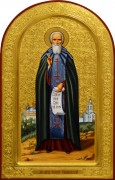 Рукописная икона Сергий Радонежский 46
