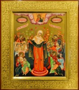Рукописная икона Всех Скорбящих Радость 10