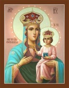 Рукописная икона Озерская