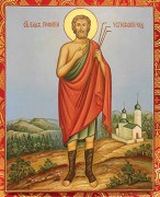 Рукописная икона Прокопий Устюжский