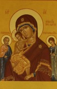 Рукописная икона Трех Радостей