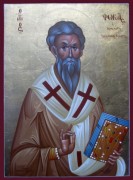 Рукописная икона Фока Синопийский (Синопский)