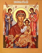Рукописная икона Цилканская