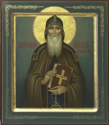 Рукописная икона Никон Печерский