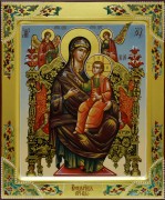 Рукописная икона Всецарица 5