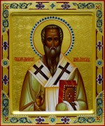 Рукописная икона Дионисий Александрийский 2