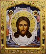 Рукописная икона Спас Нерукотворный 12 