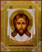 Рукописная икона Спас Нерукотворный 17 
