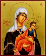 Рукописная икона Старорусская